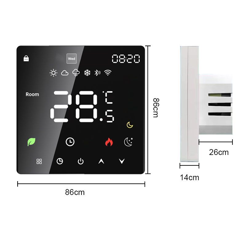 Thermostat Wi-Fi Cảm ứng Model K6