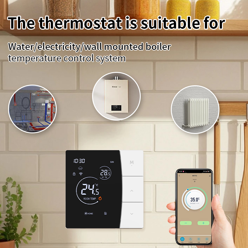 Bộ điều nhiệt nút LED sdm6