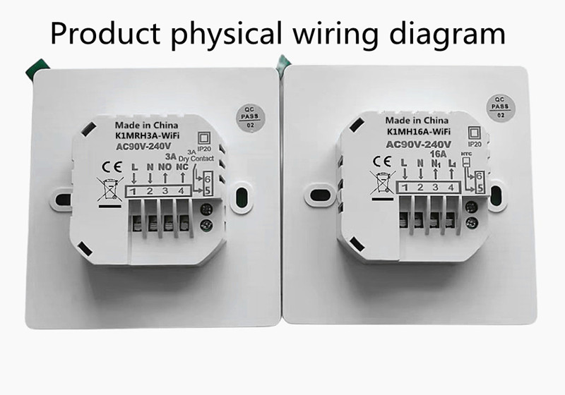 Bộ điều nhiệt Wifi nút K1M Model