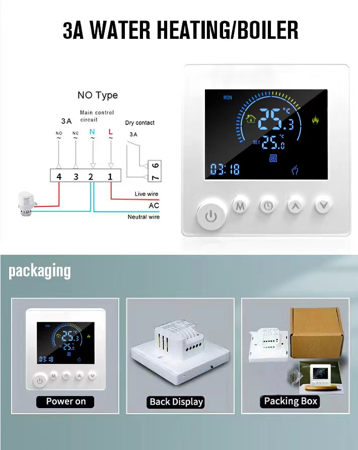 Bộ điều nhiệt Wifi nút K1M Model