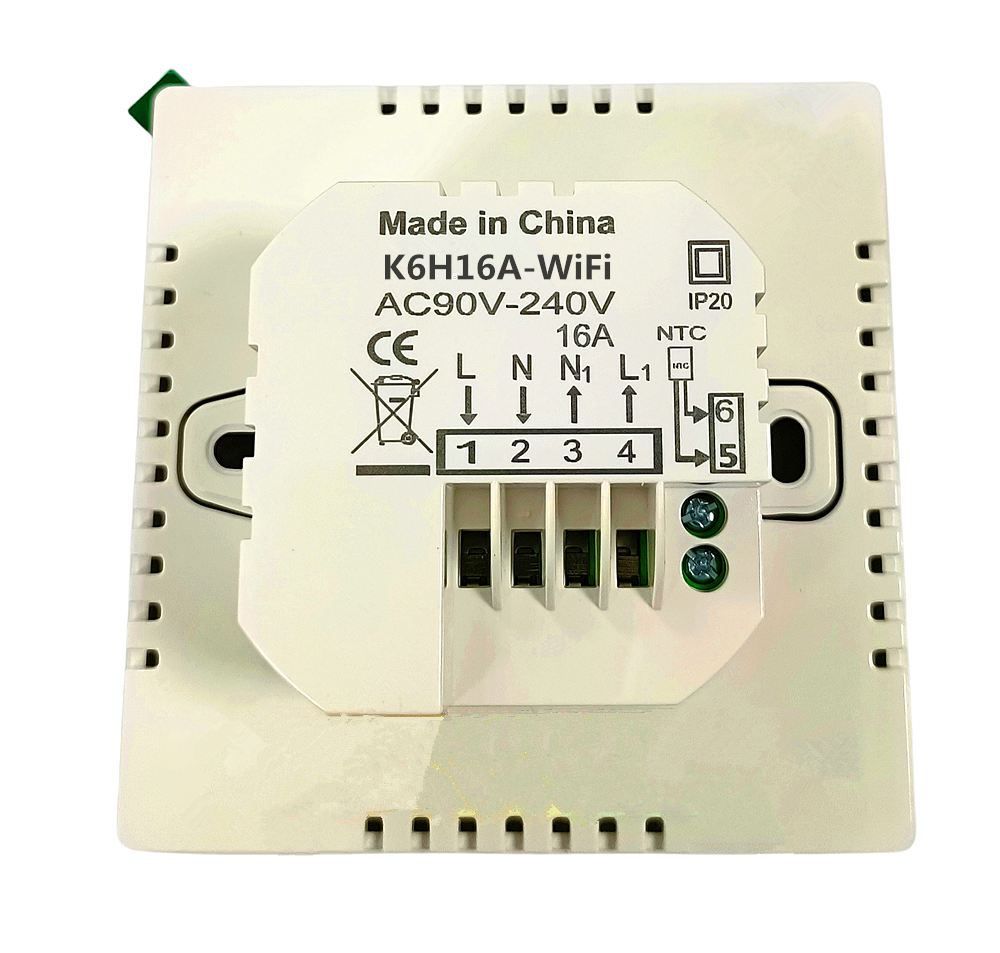 Thermostat Wi-Fi Cảm ứng Model K6