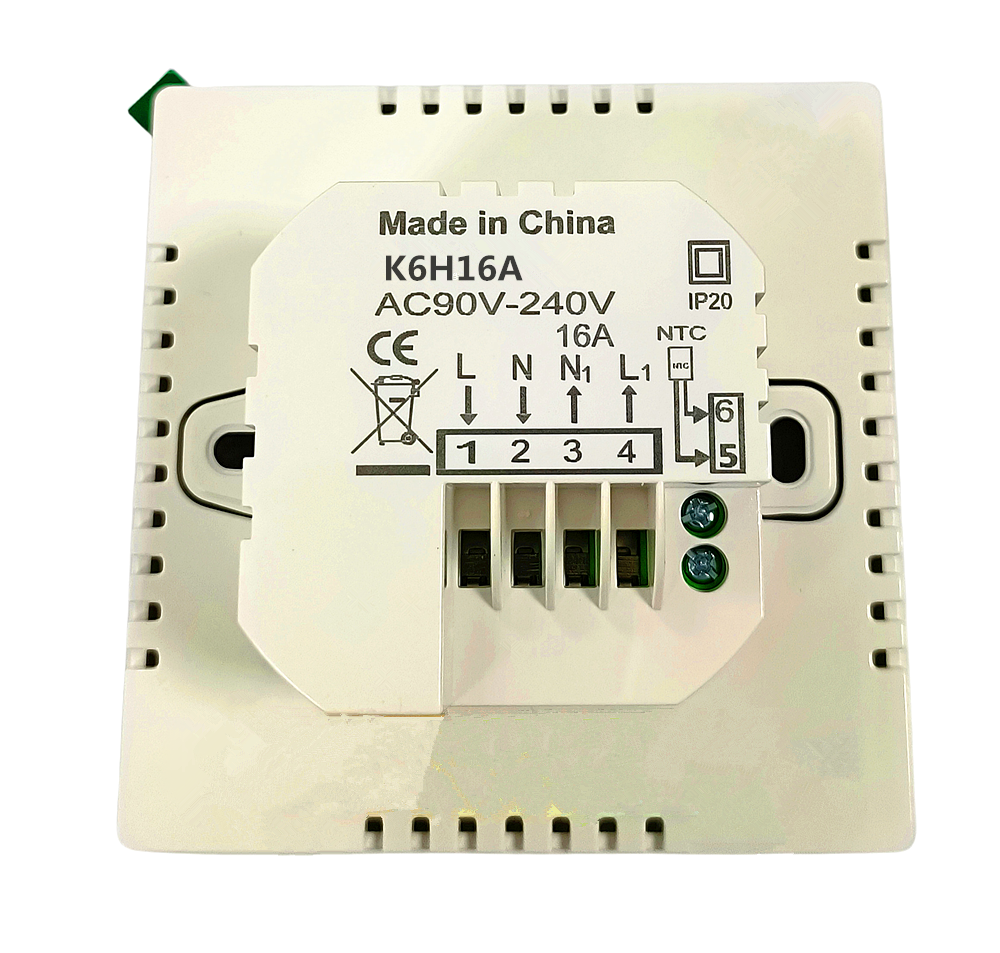 Thermostat Wi-Fi Cảm ứng Model K6